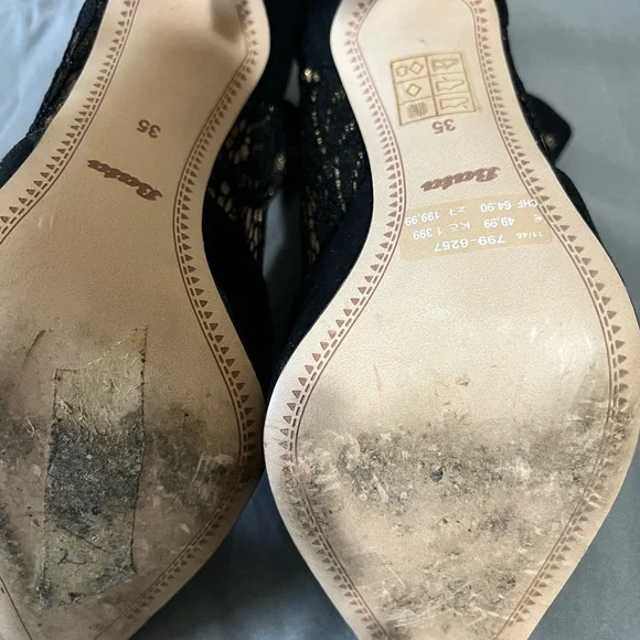 Mesh and lace ankle boots - Picture 6 of 10